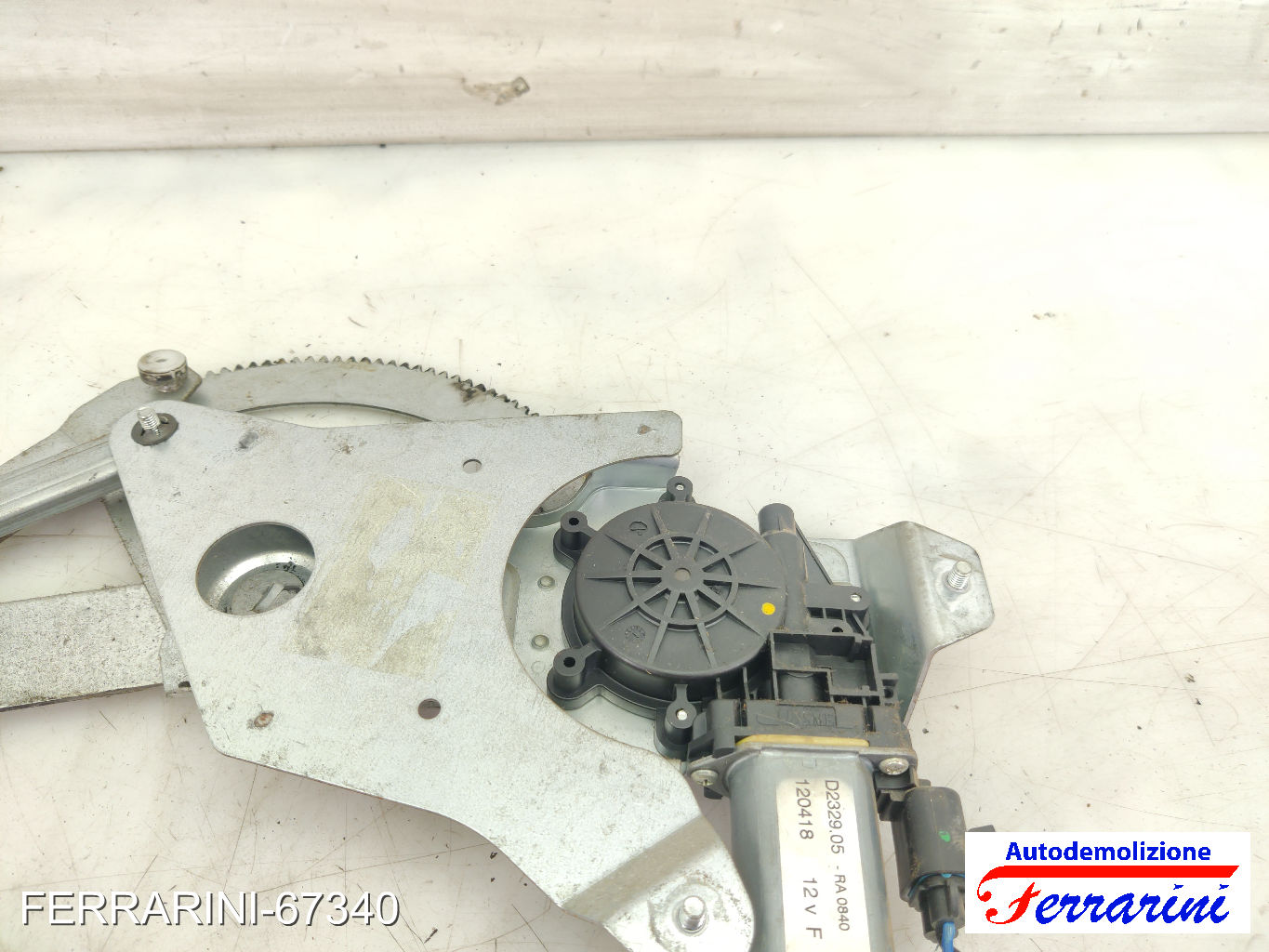 Alzavetro RENAULT KANGOO KC0/1 2001-2007 sinistro, sx, frontale, anteriore