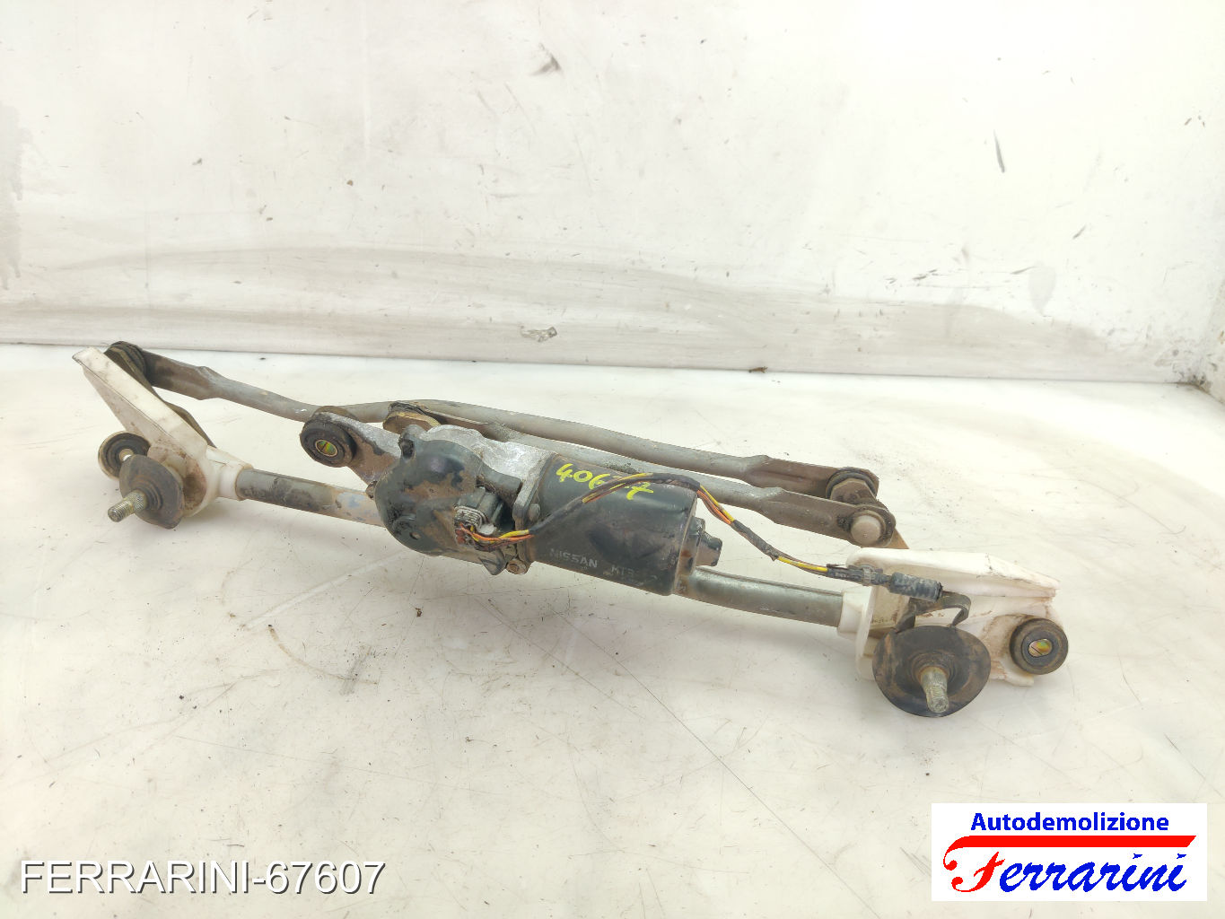 Spazzacqua Motorino Tergicristallo NISSAN MICRA 3 K12 2003-2010 anteriore 13
