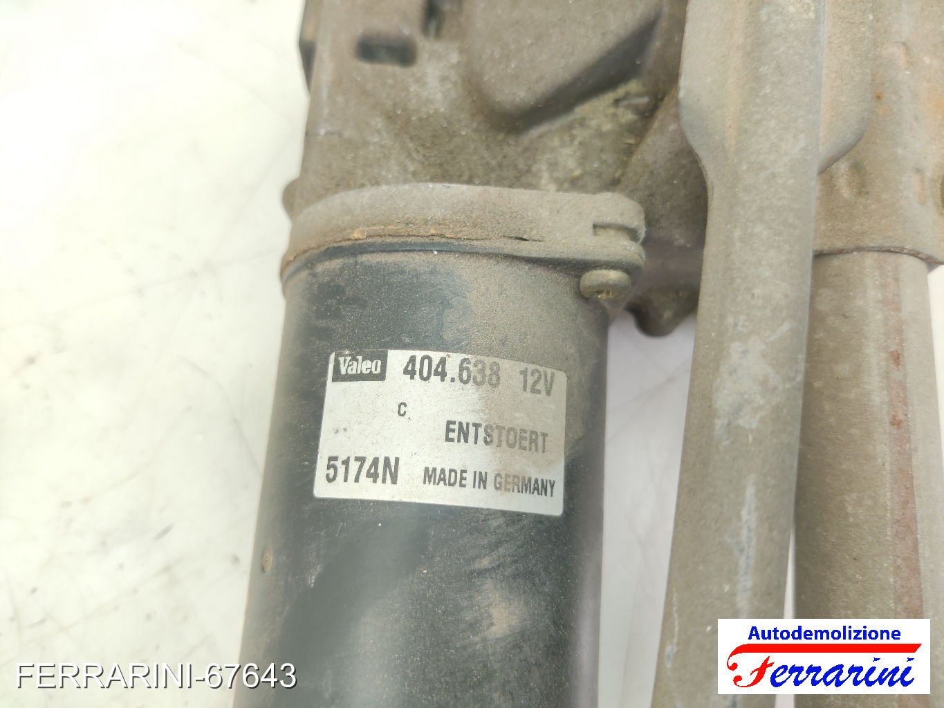 Spazzacqua Motorino Tergicristallo PEUGEOT 307 SW 3H 2002-2008 anteriore