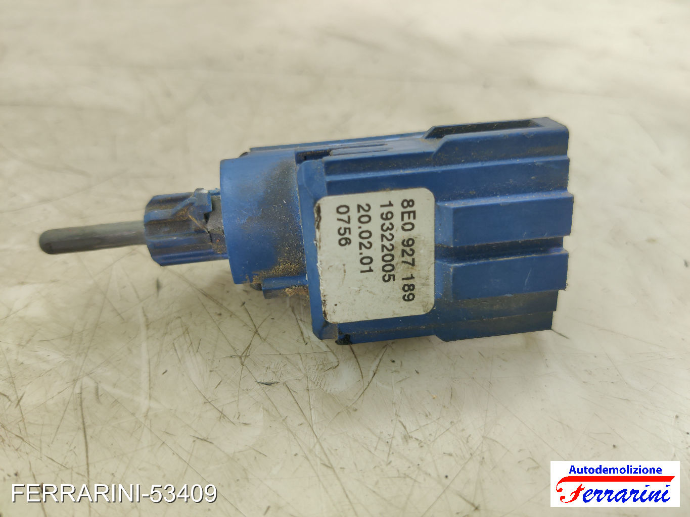 Interruttore Pedale Freno AUDI A4 8E+02 1.9 TDI 2000-2004 19322005, 8E0927189