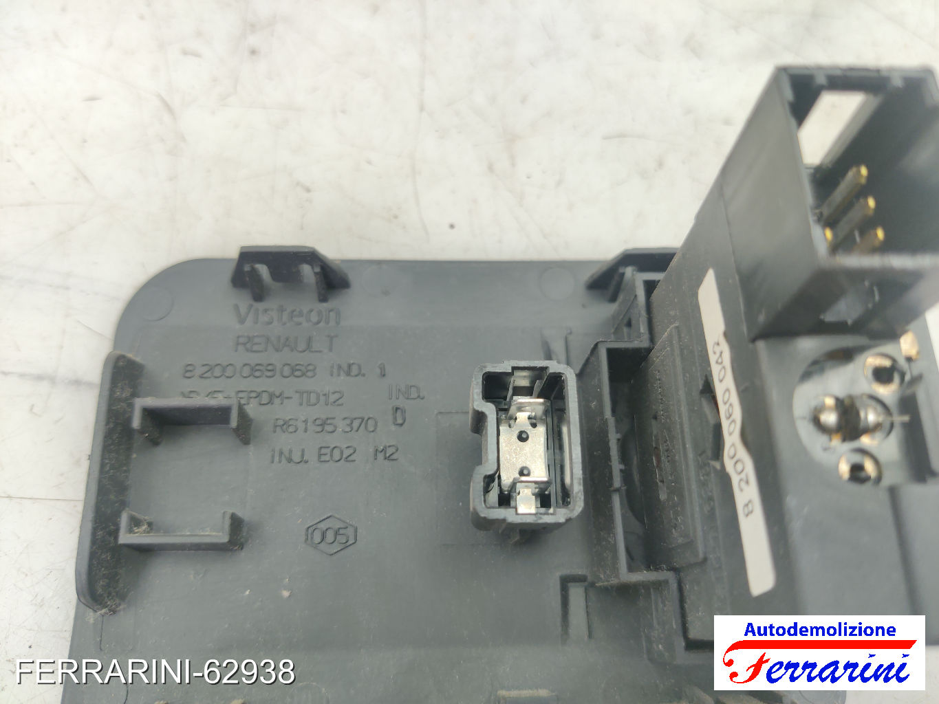 regolazione altezza fari RENAULT CLIO 2 BB, CB 1998-2010 8200060042, 8200069068 7