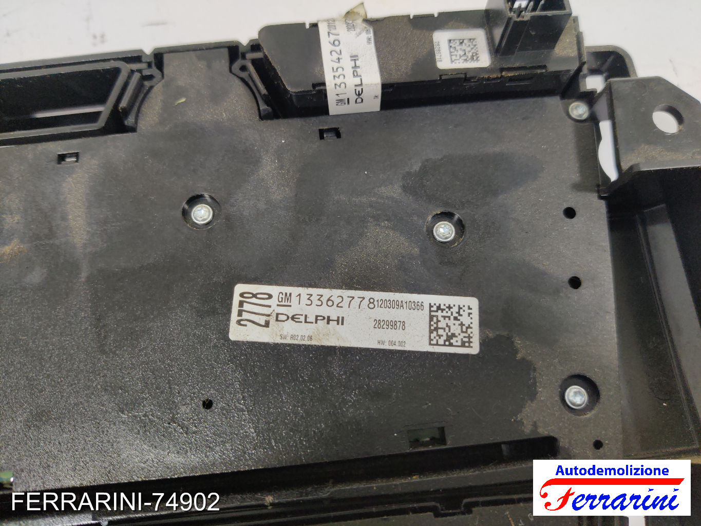CD300 stereo Tastiera Clima OPEL MERIVA B S10 2011-2017 anteriore, frontale