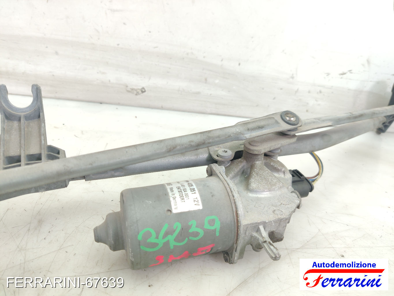 Spazzacqua Motorino Tergicristallo SMART FORTWO COUPE 451 2007-2023 anteriore 10