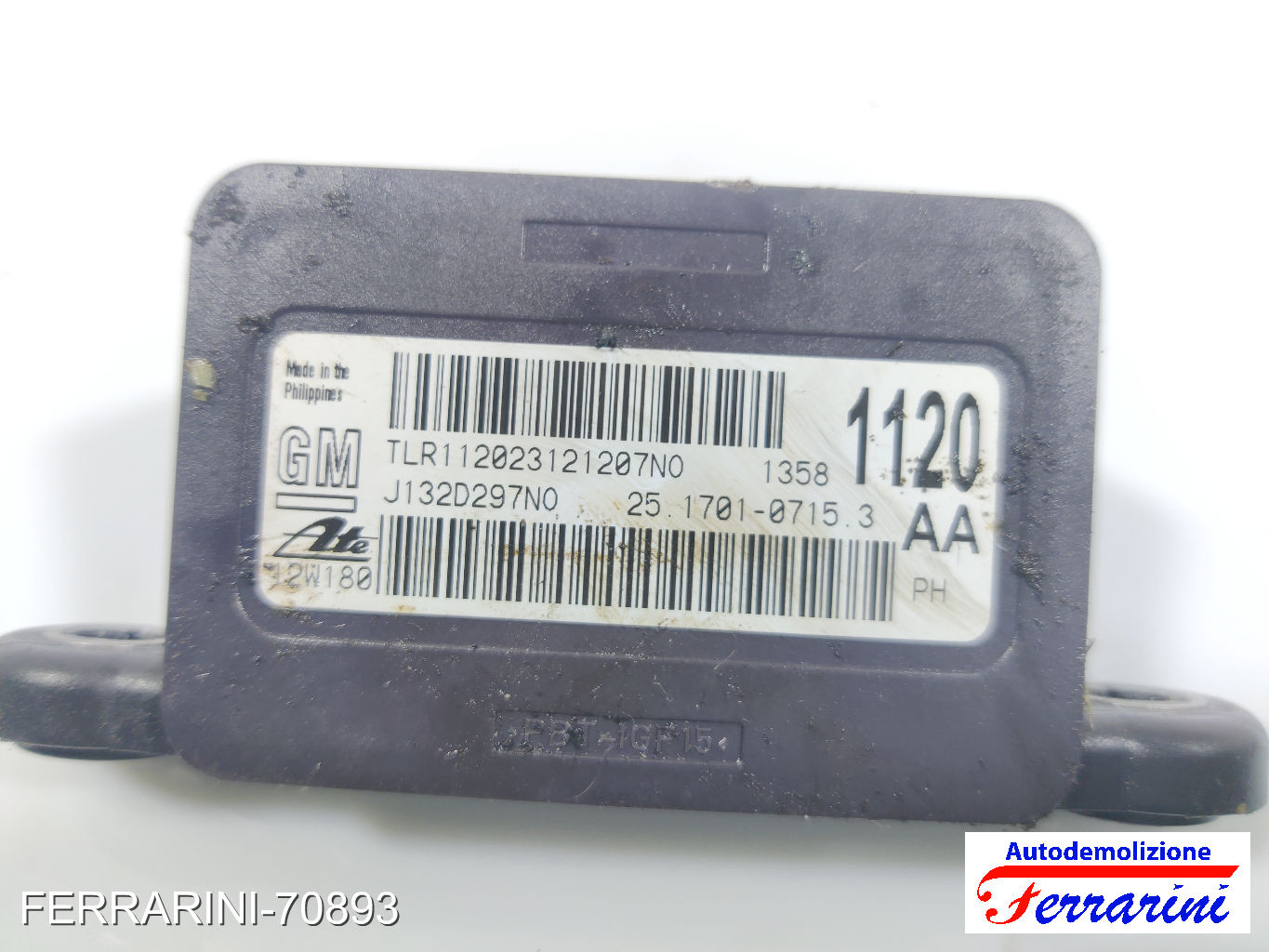 Sensore Imbardata Urto OPEL ASTRA J SPORTS TOURER P10 2010-2015 anteriore 6