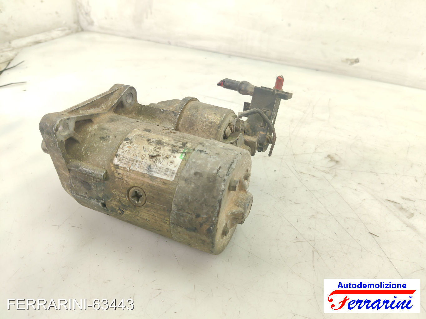 Motorino Avviamento FIAT SEICENTO 600 187 1.1 1998-2010 63101015, 46740242