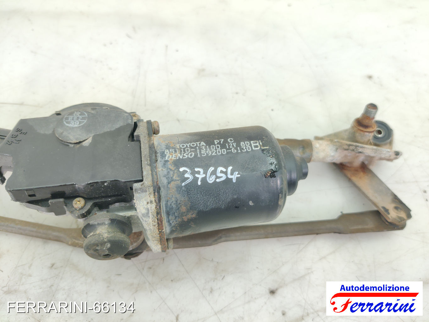 Spazzacqua Motorino Tergicristallo TOYOTA COROLLA VERSO E12 2001-2004 anteriore 7