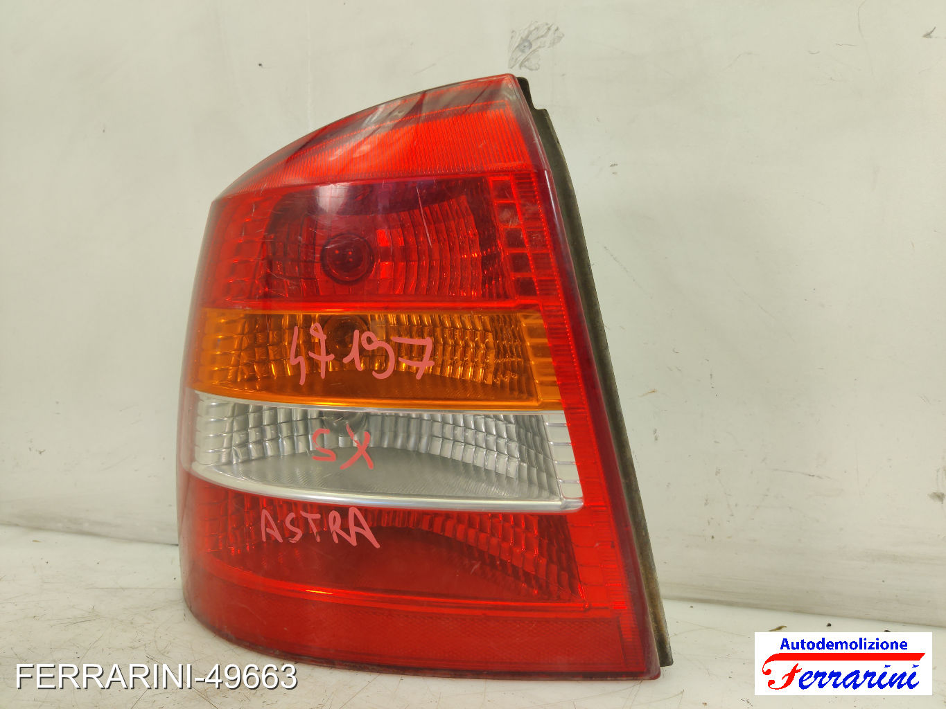 Fanalino Stop Posteriore OPEL ASTRA G T98 1998-2005 sinistro, sx 9117402 8