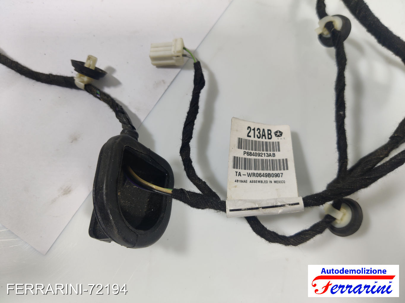 cablaggio porta JEEP COMPASS M6, M7, MP, MV 2017-2023 Retro Destra 68409213AB 9