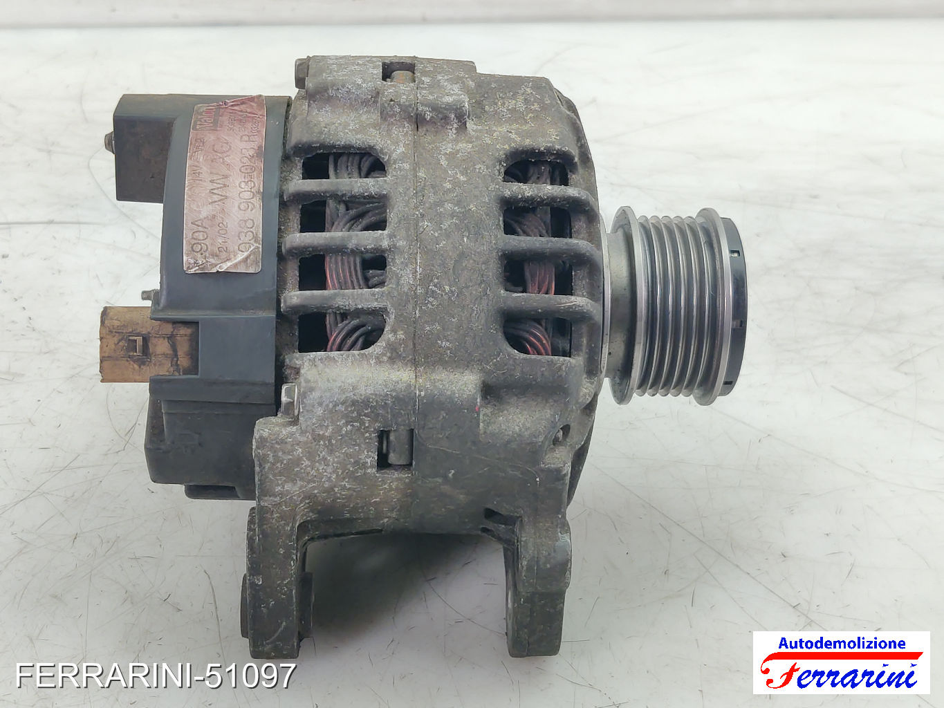Alternatore VW GOLF 4 1J1 1.9 TDI 2000-2005 038903023, SG9B015, 2542245C 7