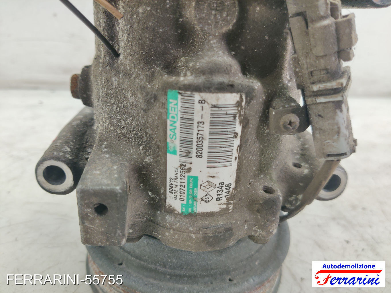 Alternatore RENAULT MODUS F/JP0 1.2 2004-2023 8200357173, 8200819568, 8200756601 8