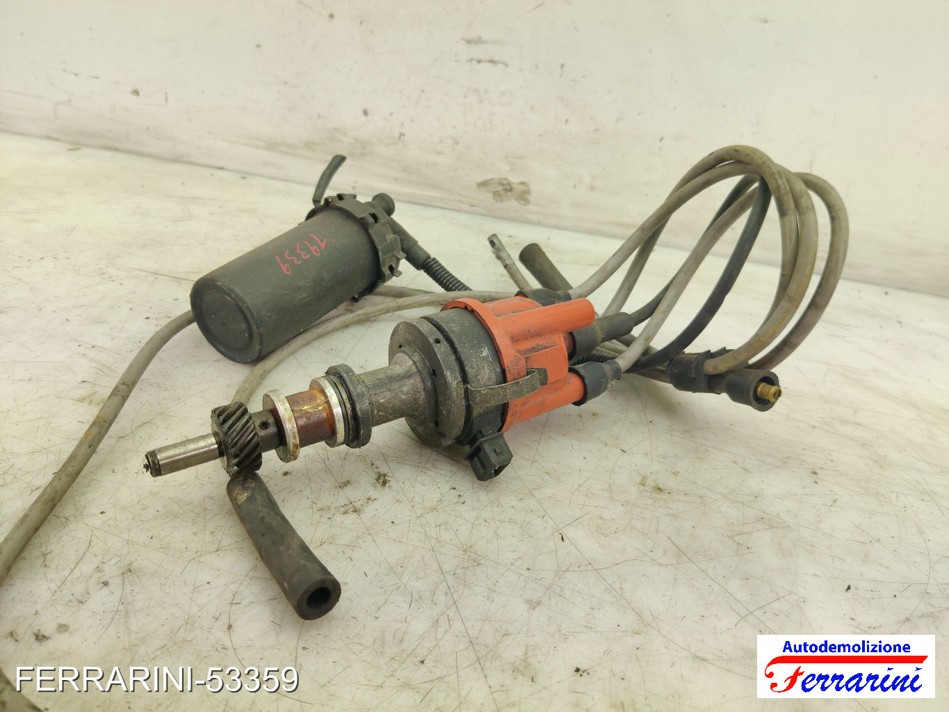 Spinterogeno Distributore FORD TRANSIT E 2.0I 1991-1994 0237520012, 87HF12100AA 8