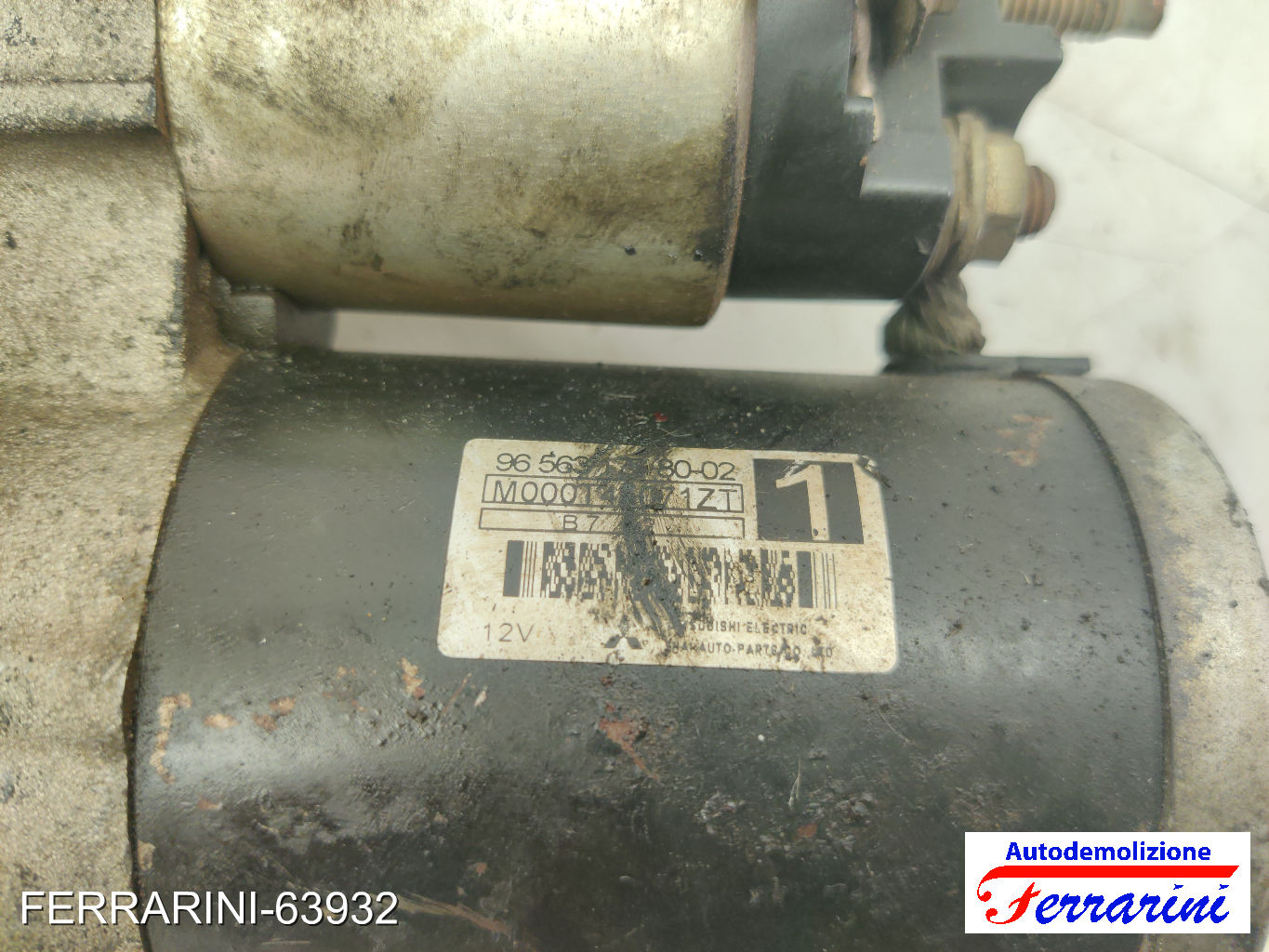 Motorino Avviamento CITROEN C3 1 FC, FN 1.1I 2002-2009 9656317780, 5802AS 8