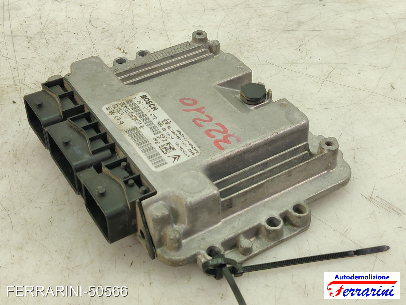 Centralina Motore CITROEN C3 PICASSO SH 1.6 HDI 2009-2016 0281013872, 9653958980