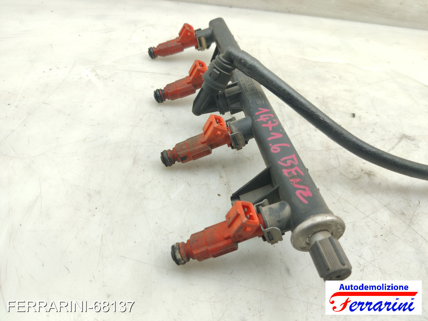 Flauto Con Iniettori ALFA ROMEO 147 937 1.6 16V T.SPARK 2001-2010 0280151048