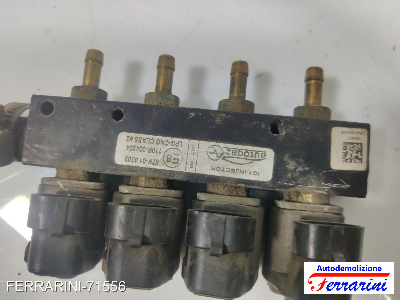 4 iniettori GPL ALFA ROMEO MITO 955 1.4 2008-2013 110R000040 9