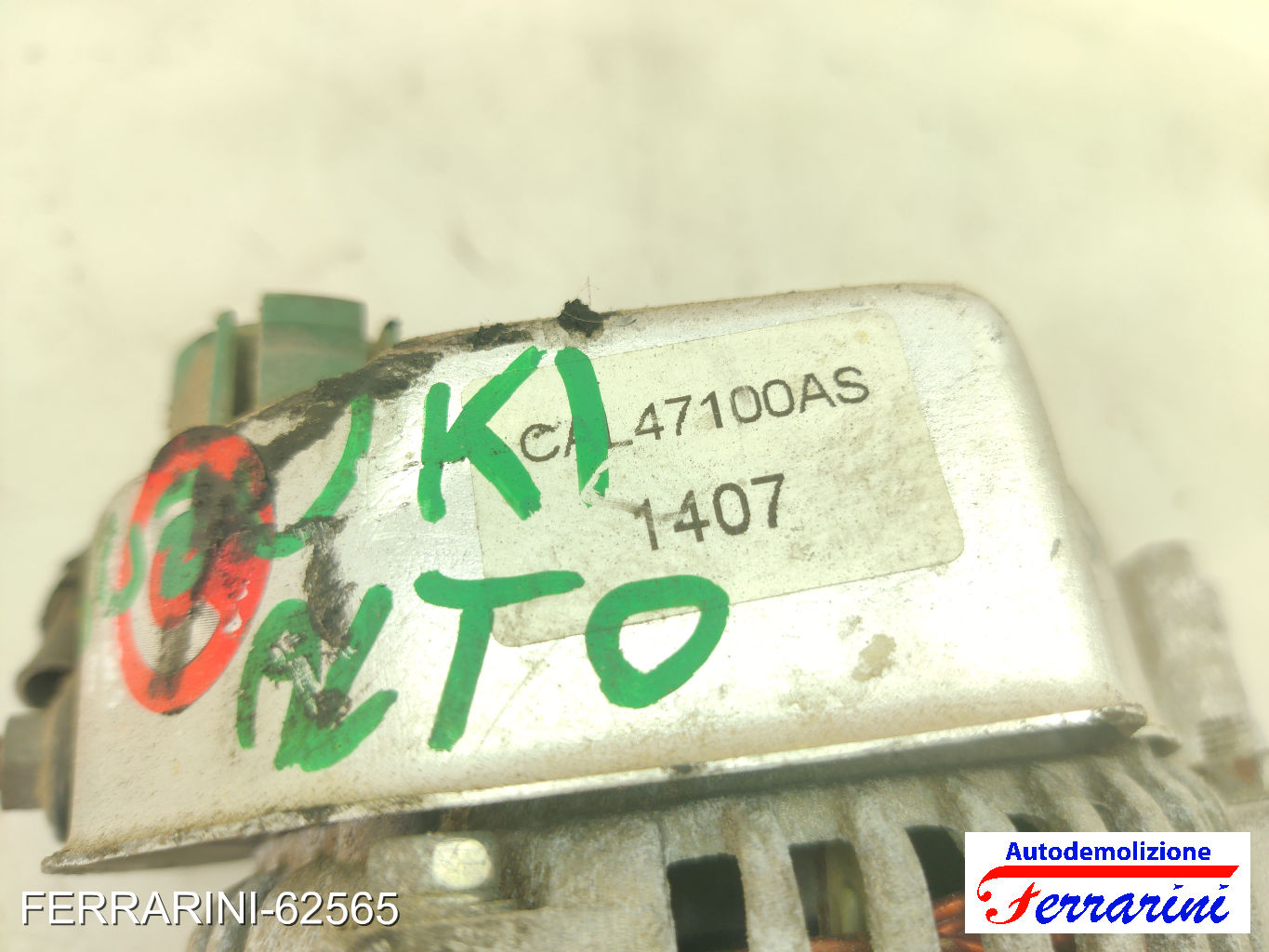 Alternatore SUZUKI ALTO EF 1.0 1994-2002 2706047100, CL47100AS, AL47100AS 6