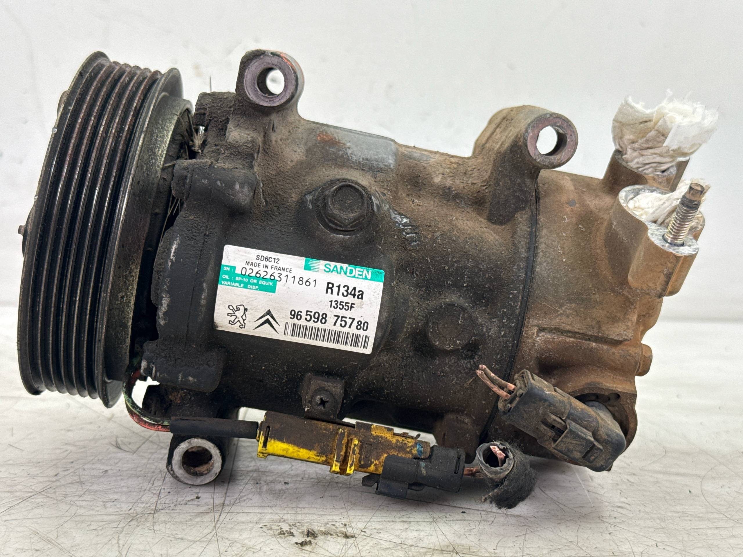 Compressore Clima PEUGEOT 308 CC 4B 1.6 HDI 2009-2014 9659875780, 1355F, SD6C12