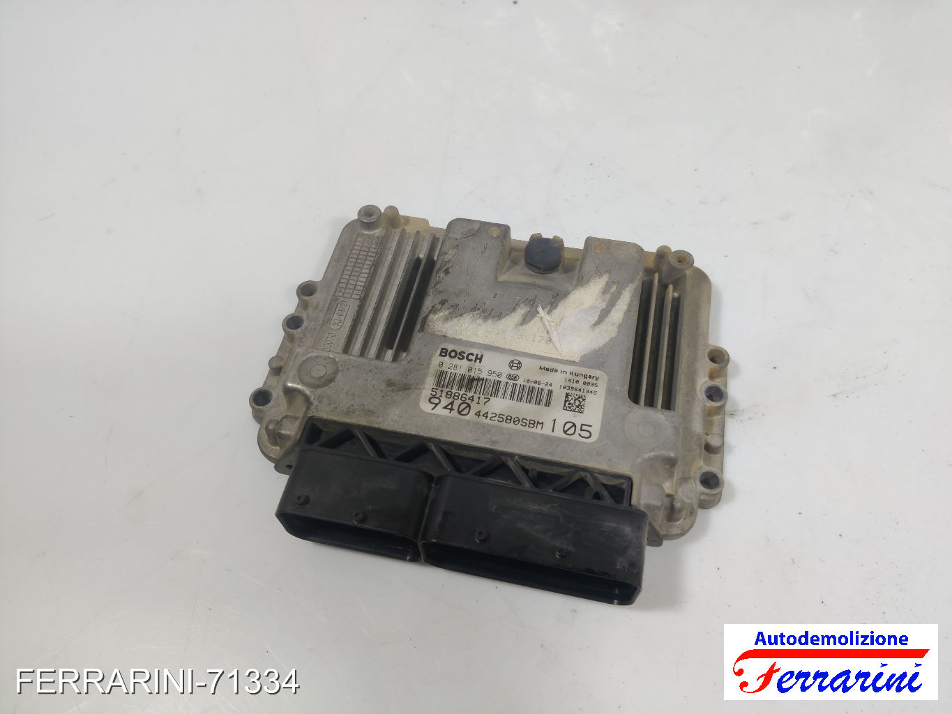 Centralina Motore ALFA ROMEO GIULIETTA 940 1.6 JTDM 2010-2016 51886417, 14100035