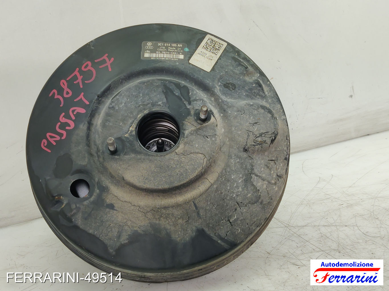 Servofreno VW PASSAT VARIANT 3C5 2.0 TDI 2005-2009 3C1614105AH, 03787440014