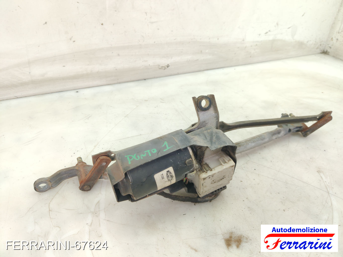 Spazzacqua Motorino Tergicristallo FIAT PUNTO 176 1993-1999 anteriore, frontale