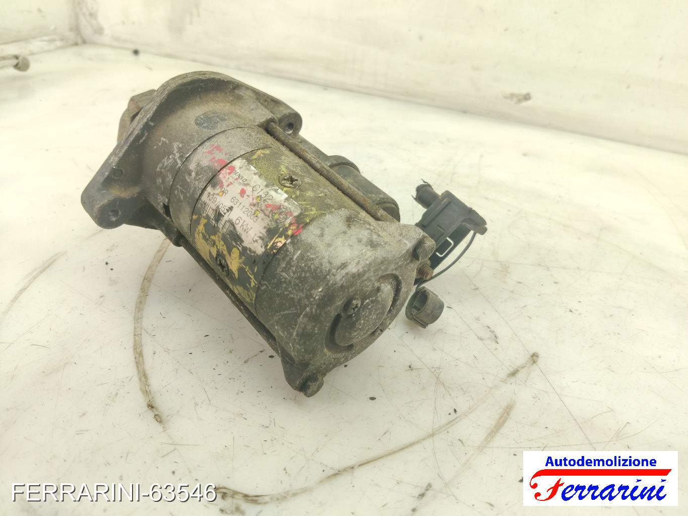 Motorino Avviamento FIAT PUNTO 176 1.7 TD 1994-1999 46554407, 63112003
