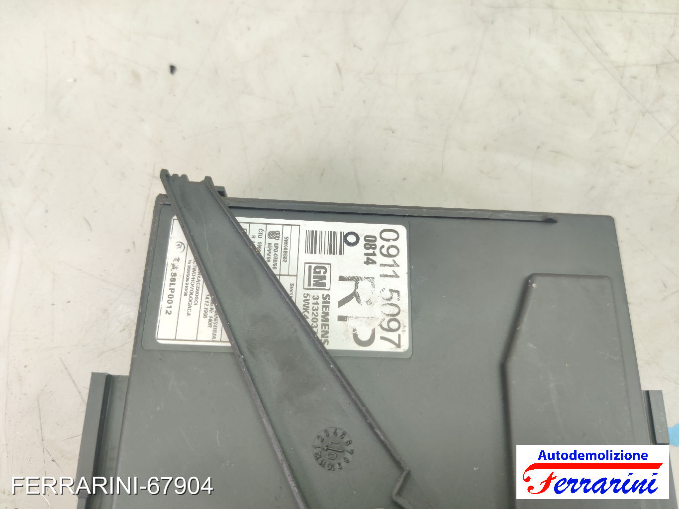 Kit Accensione OPEL CORSA C X01 1.7 DTI 16V 2000-2003 09389429