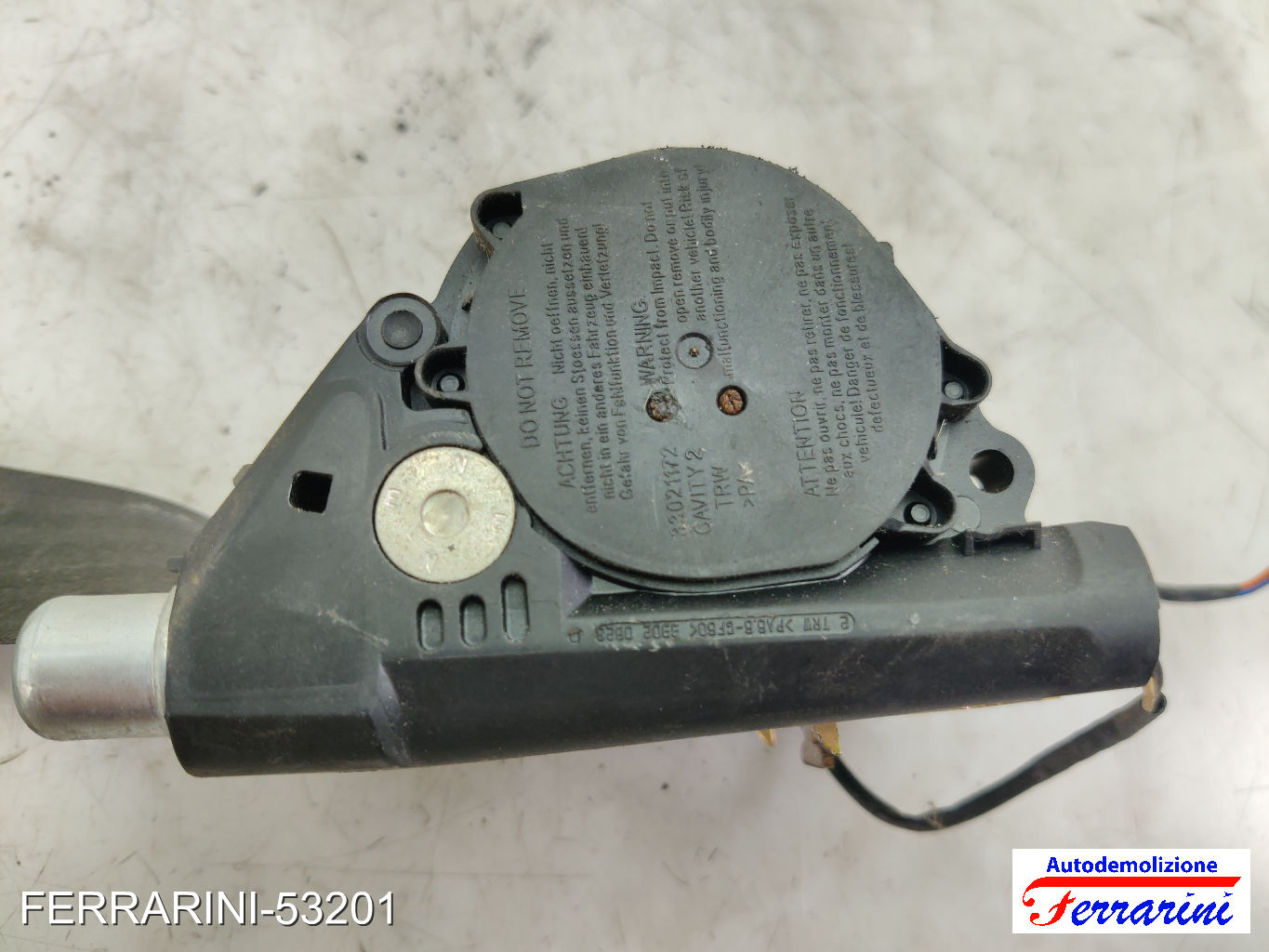 Cintura Di Sicurezza VW SHARAN 7M6, 7M8, 7M9 1996-2000 destra, dx, frontale 6
