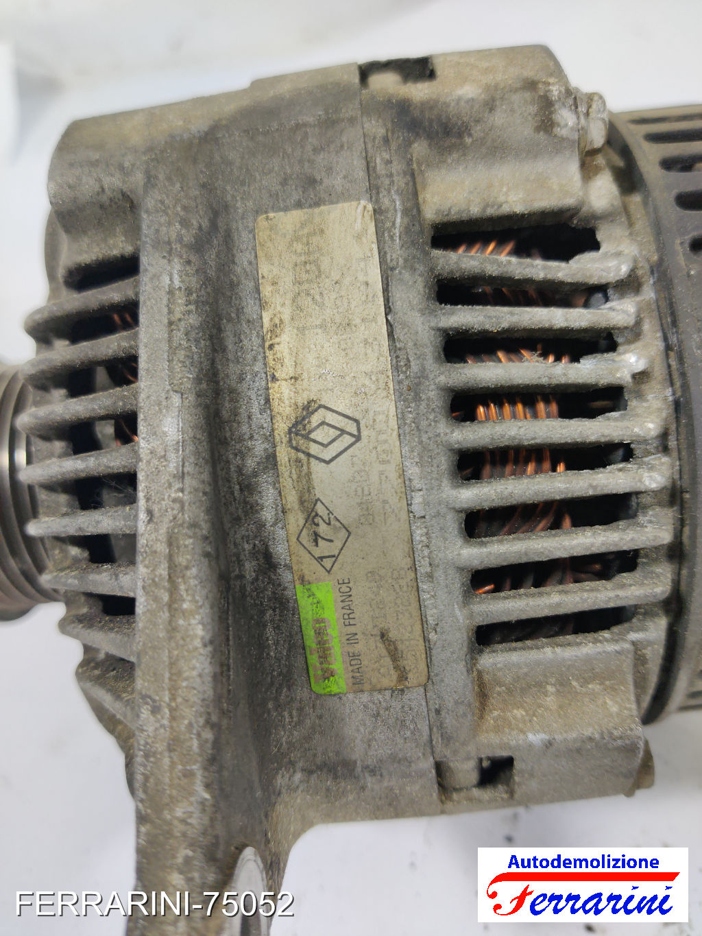 Alternatore RENAULT SCENIC 1 FA0, JA0/1 1.9 DCI 1999-2003 8200054588