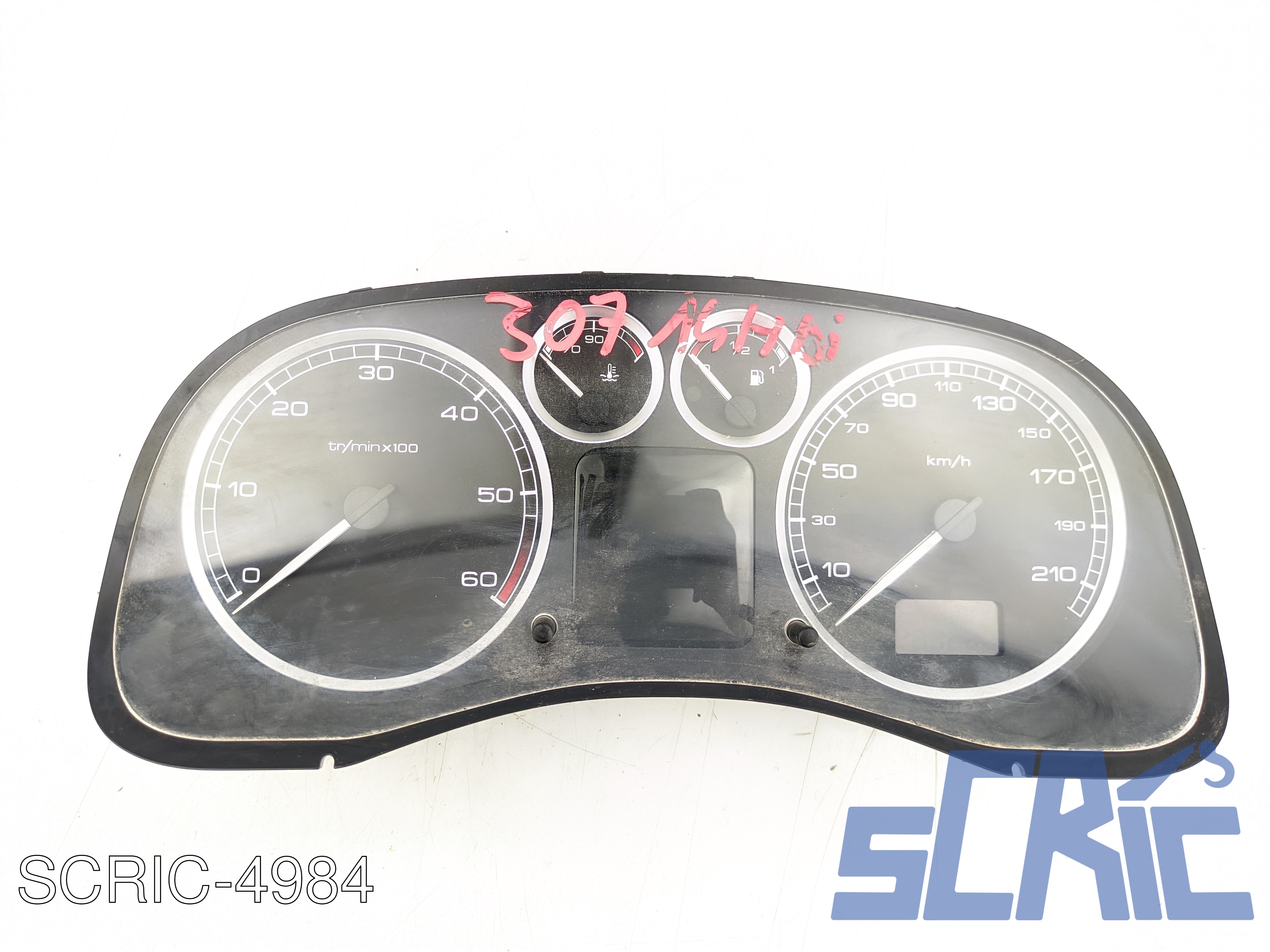 Quadro Contachilometri PEUGEOT 307 SW 3H 2.0 HDI 90 2002-2008 9655476580