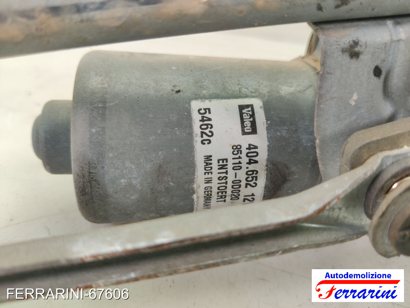 Spazzacqua Motorino Tergicristallo TOYOTA YARIS P1 1999-2005 anteriore, frontale