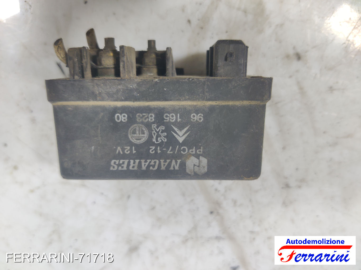 Centralina Candelette CITROEN BERLINGO M 1.9 D 70 1999-2011 9616582380, 598126