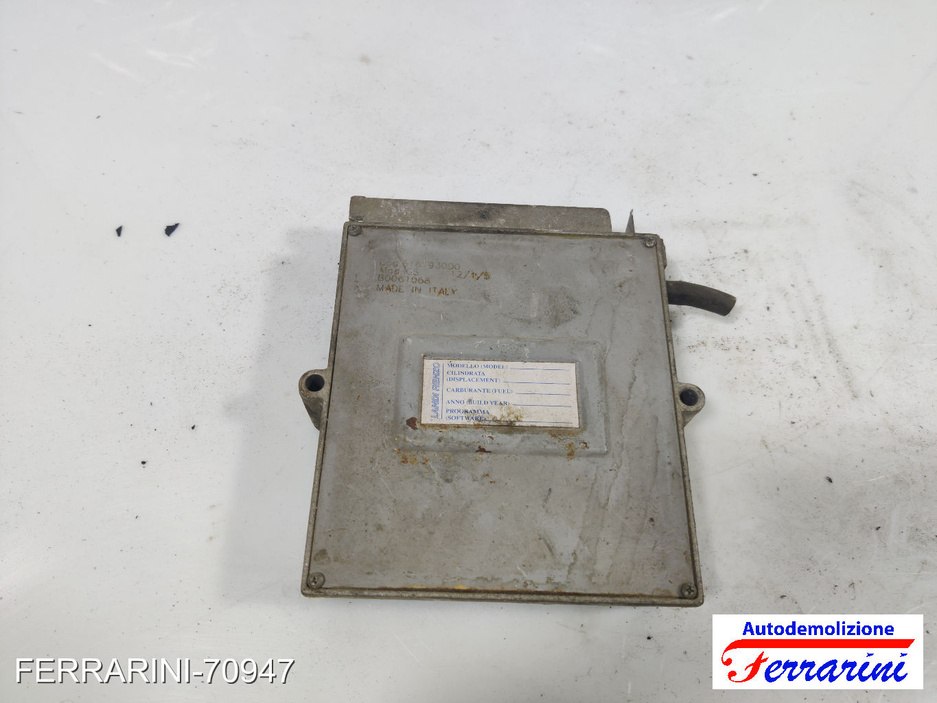 Centralina Gpl OPEL MERIVA A X03 1.4 16V TWINPORT 2004-2010 616193000 6