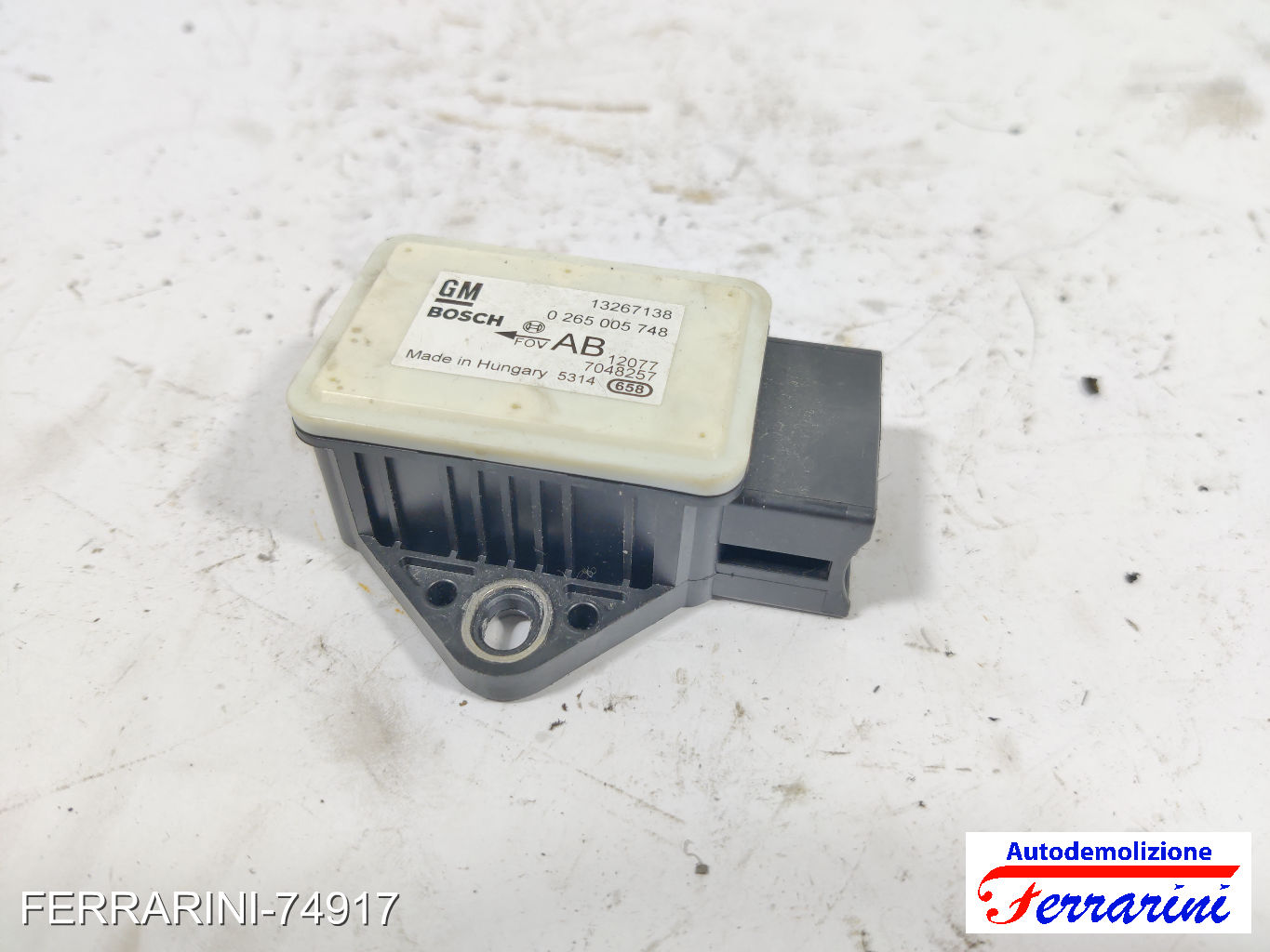 Sensore Imbardata Urto OPEL MERIVA B S10 2011-2017 anteriore, frontale 13267138 9