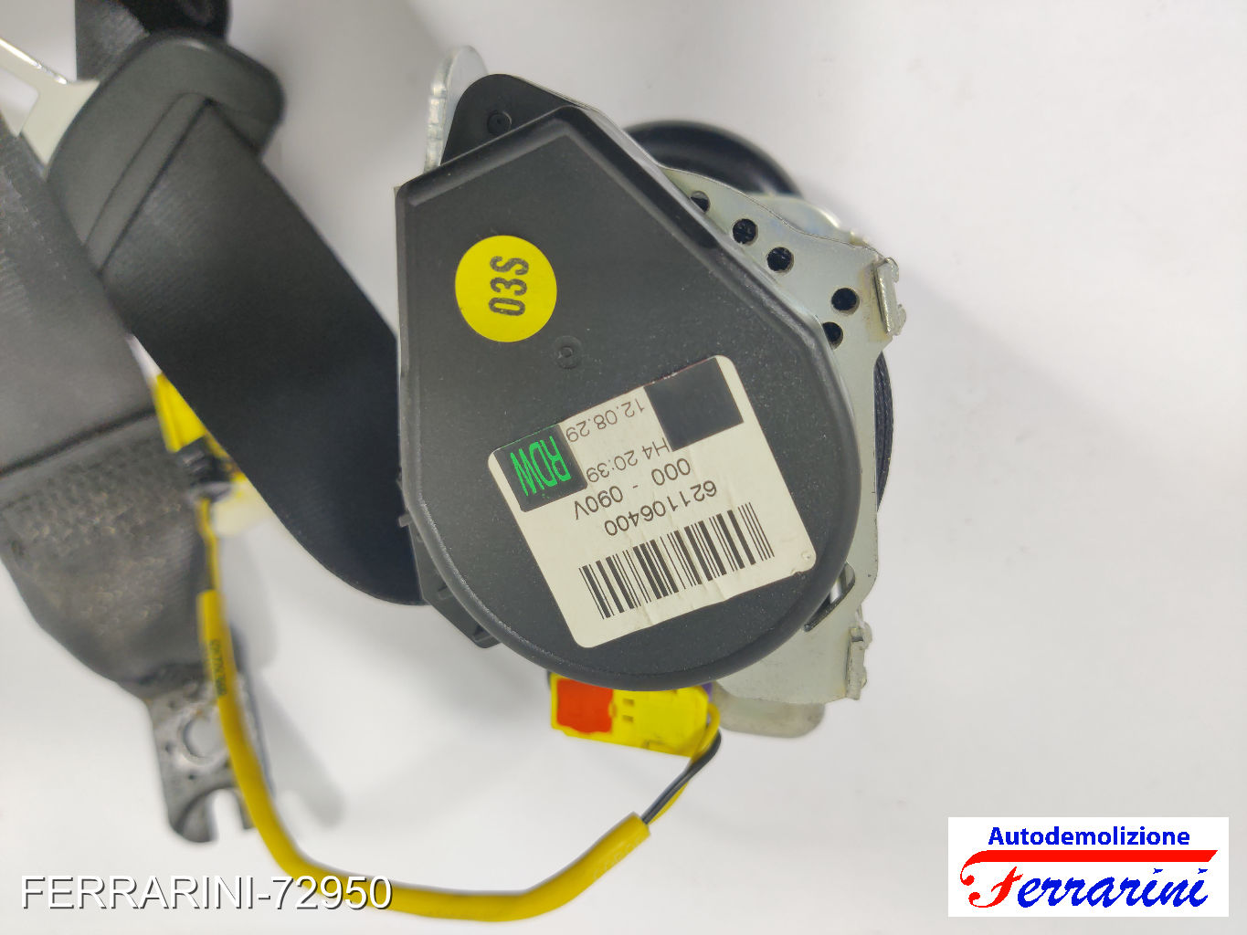Cintura Di Sicurezza VW GOLF 7 5G1, BE1, BE2, BQ1 2012-2020 sinistra, sx 7