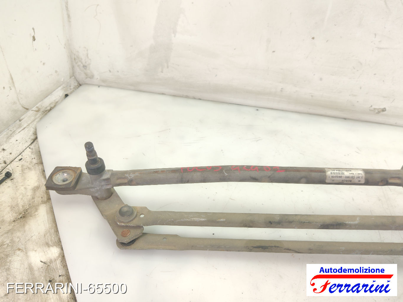 Spazzacqua Motorino Tergicristallo RENAULT SCENIC 2 JM0/1 2005-2008 anteriore 8