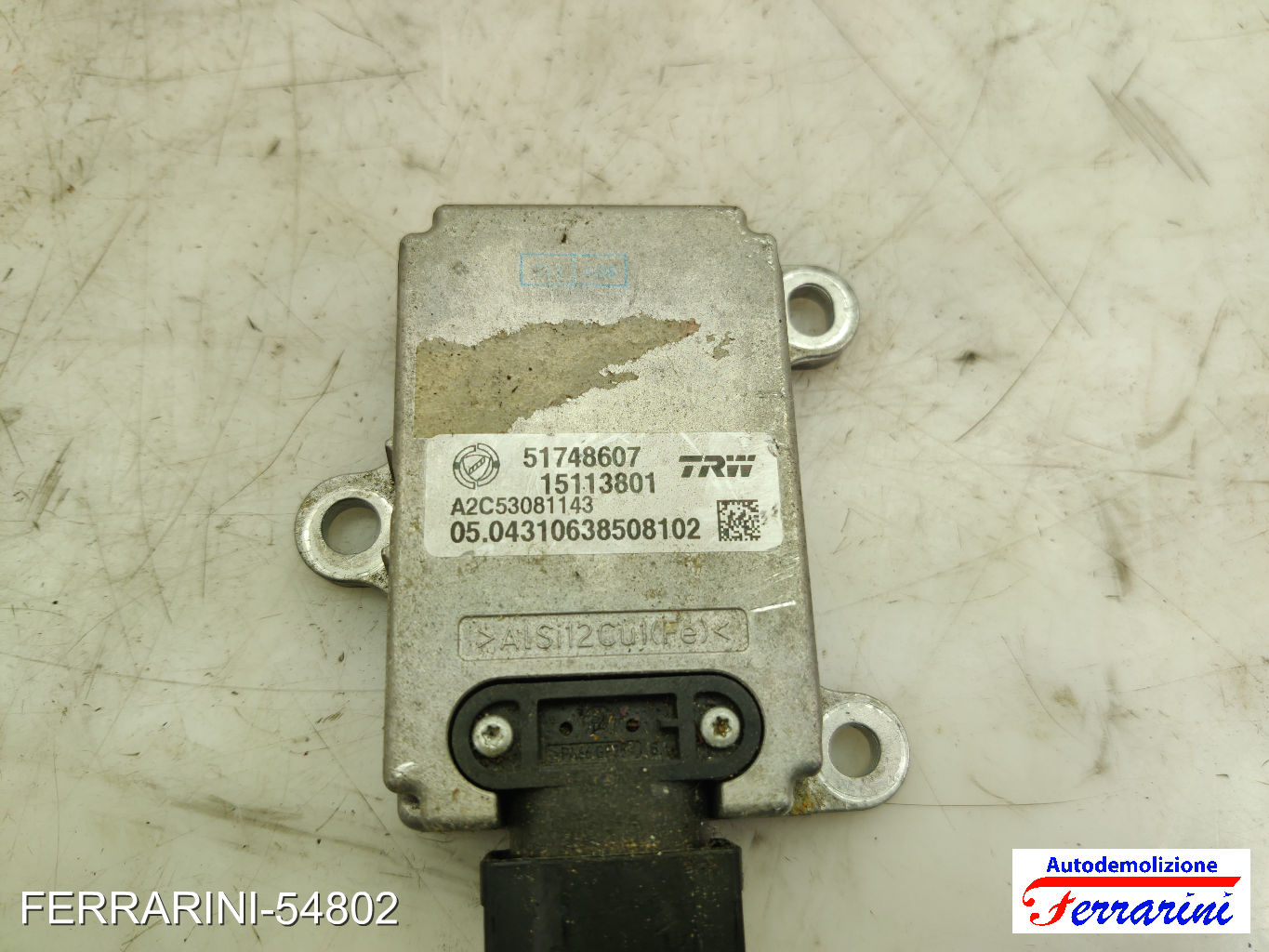 LANCIA YPSILON 843 1.3 D MULTIJET 2006-2011 51748607, A2C53081143 6