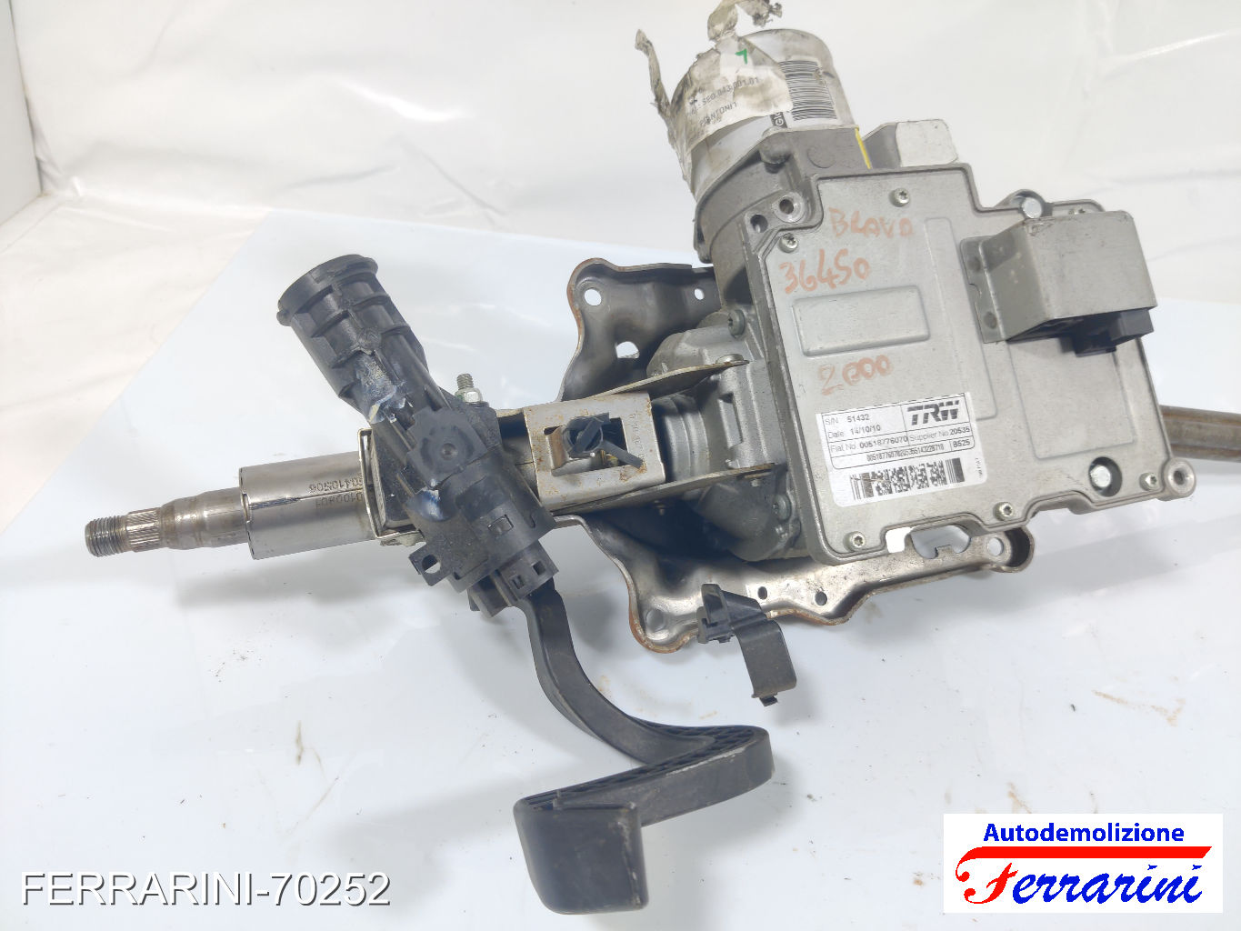 Servosterzo Piantone City FIAT BRAVO 2 198 2008-2014 51915233, 36450, 71769200 8