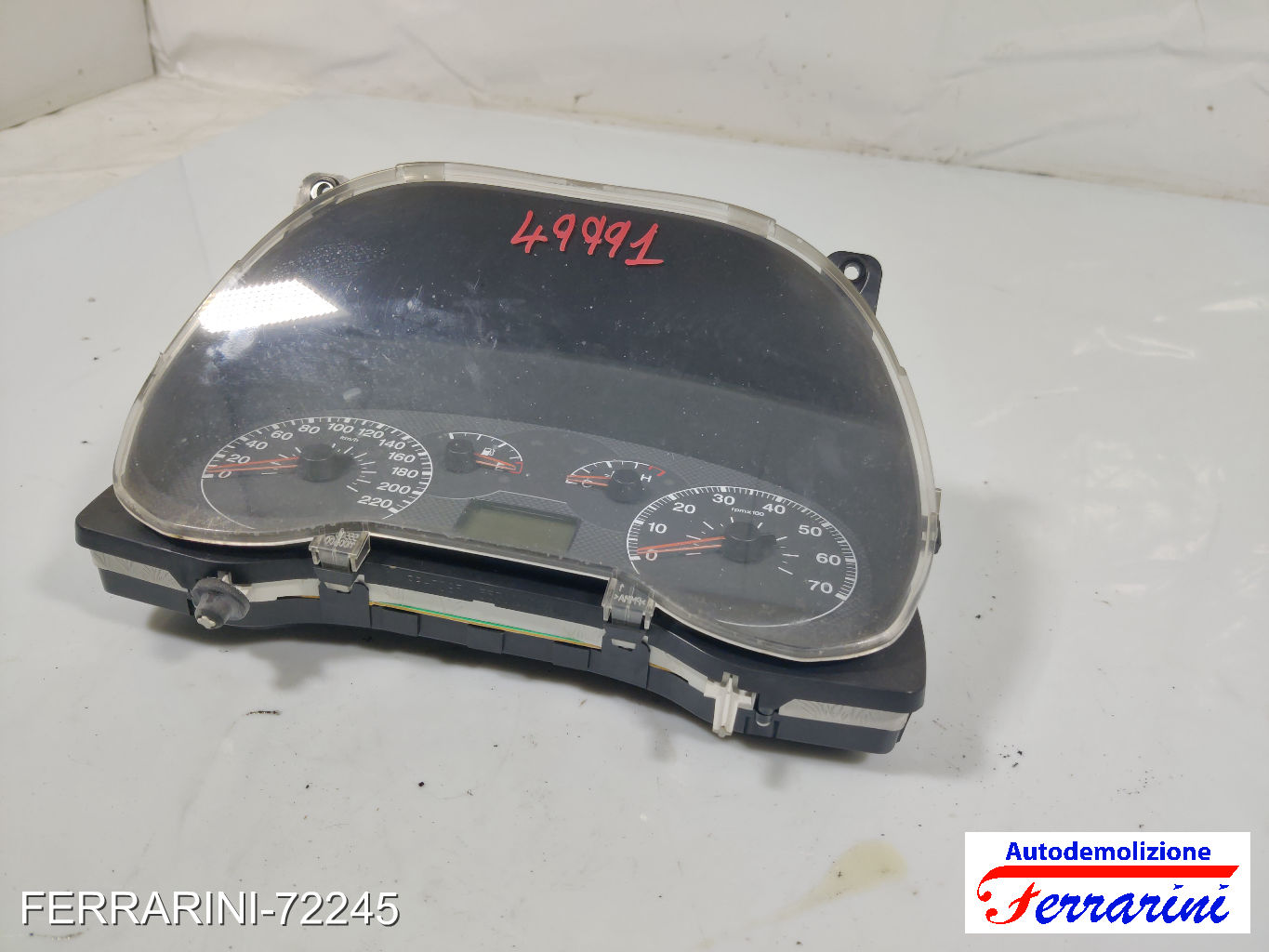 Quadro Contachilometri FIAT GRANDE PUNTO 199 1.3 D MULTIJET 2005-2013 51701537 9