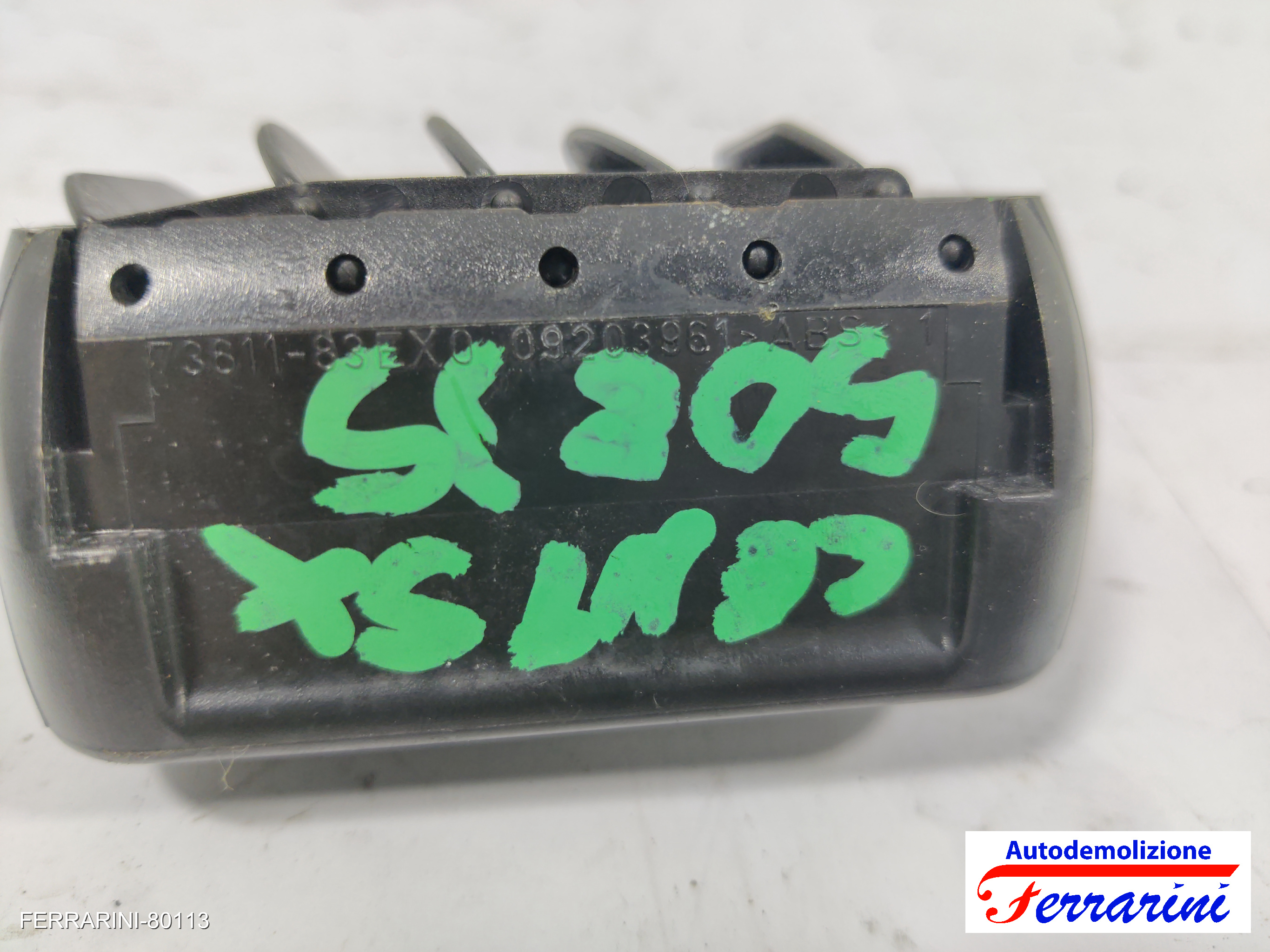 Bocchetta Areazione RENAULT CLIO 2 BB, CB 1998-2010 anteriore, frontale centrale