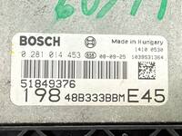Centralina Motore FIAT BRAVO 2 198 1.6 D MULTIJET 2007-2014 0281014453, 51849376 8