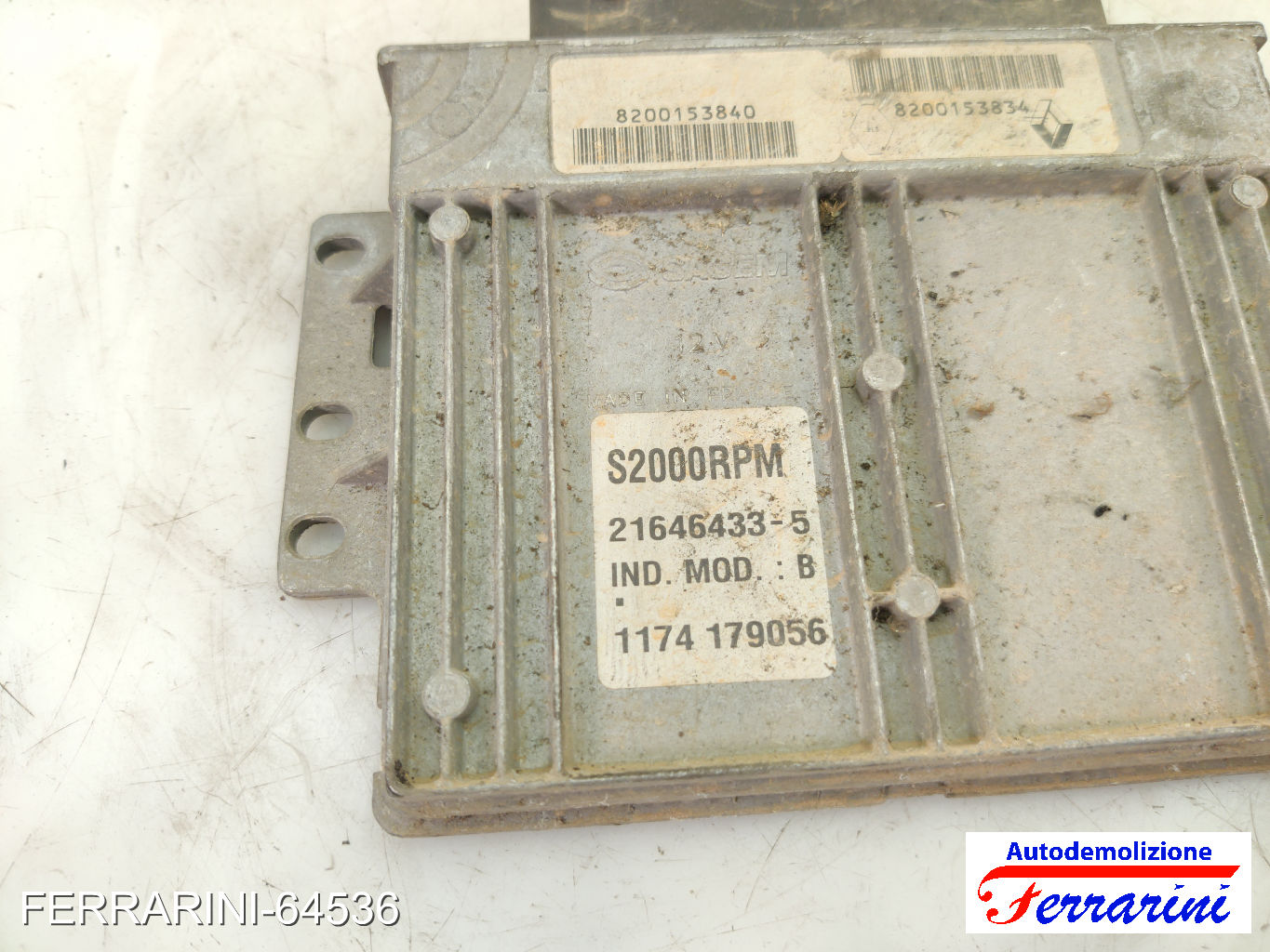 Centralina Motore RENAULT TWINGO 1 C06 1.2 1996-2007 8200153840, 179056 7