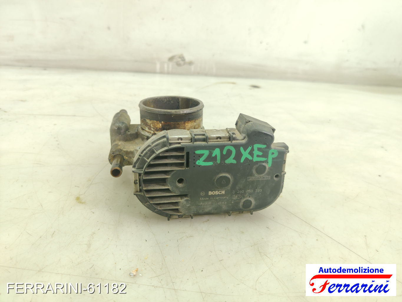 Corpo Farfallato OPEL CORSA C X01 1.2 TWINPORT 2004-2009 0280750133, 24420536