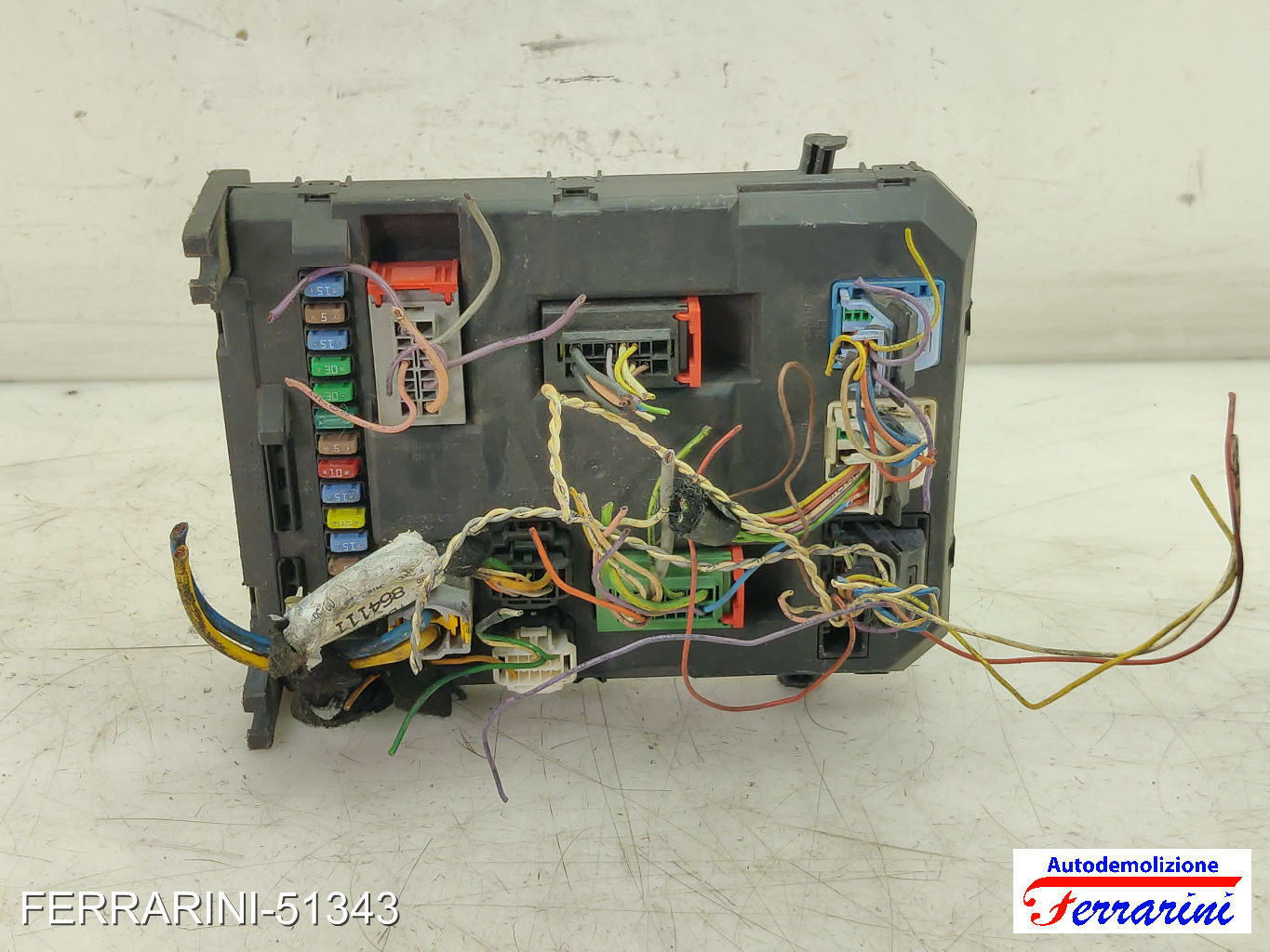X03 BSI Body Computer CITROEN C2 JM 1.4 HDI 2003-2009 9664983280, 22661F01