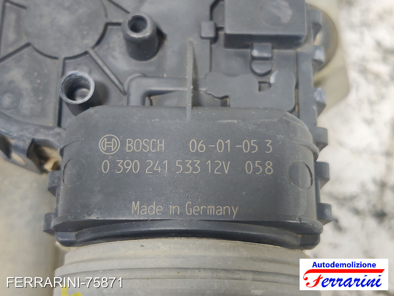 Spazzacqua Motorino Tergicristallo LANCIA YPSILON 843 2003-2011 anteriore