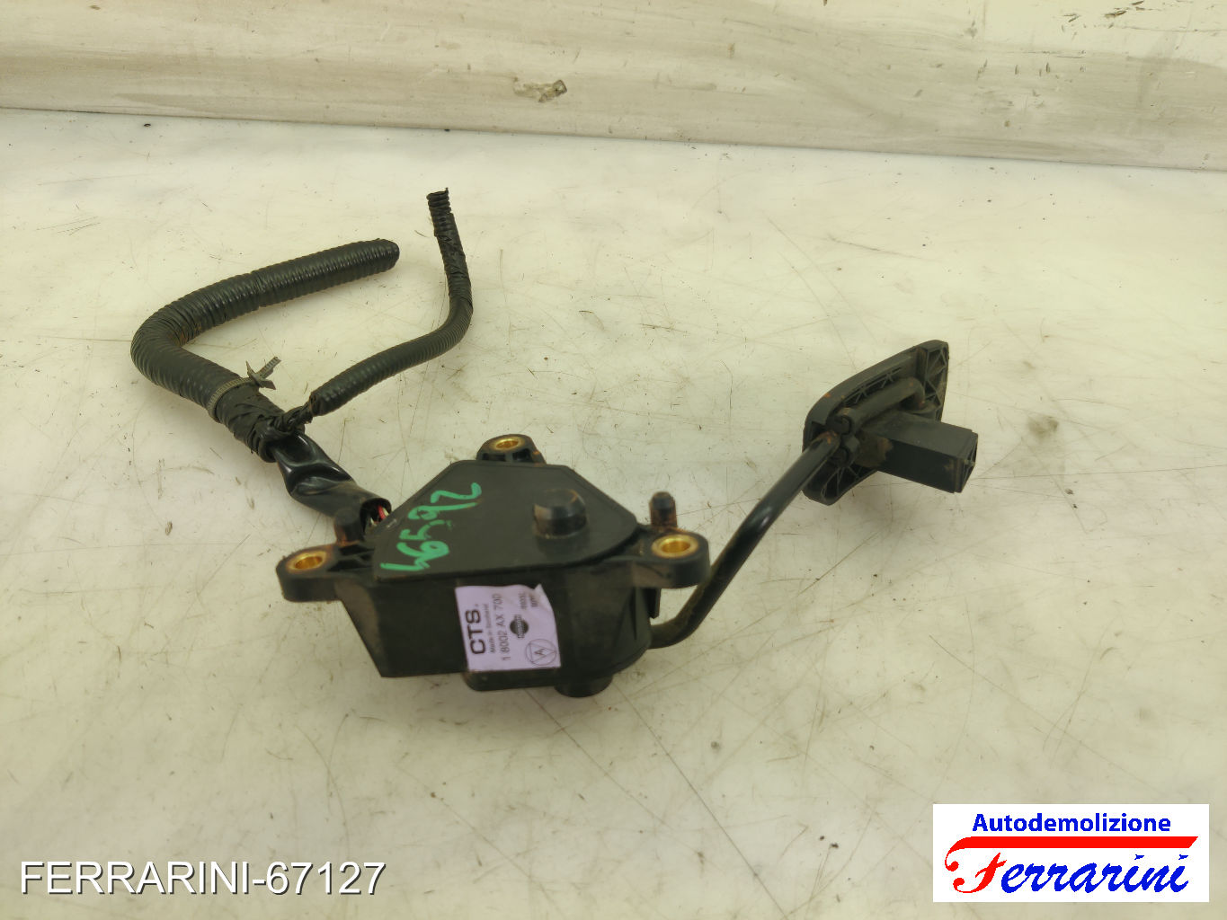 Pedale Acceleratore NISSAN MICRA 3 K12 1.5 DCI 2003-2010 18002AX700, 18002AX70B