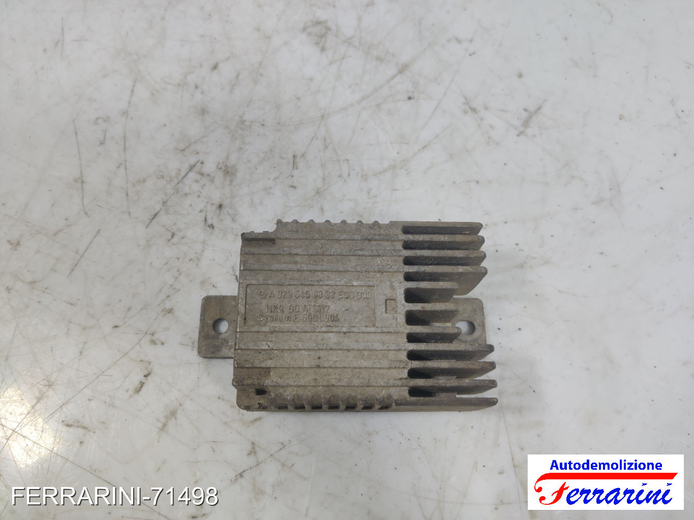 Centralina Ventola Radiatore MERCEDES CLASSE A W168 A 170 CDI 1998-2001