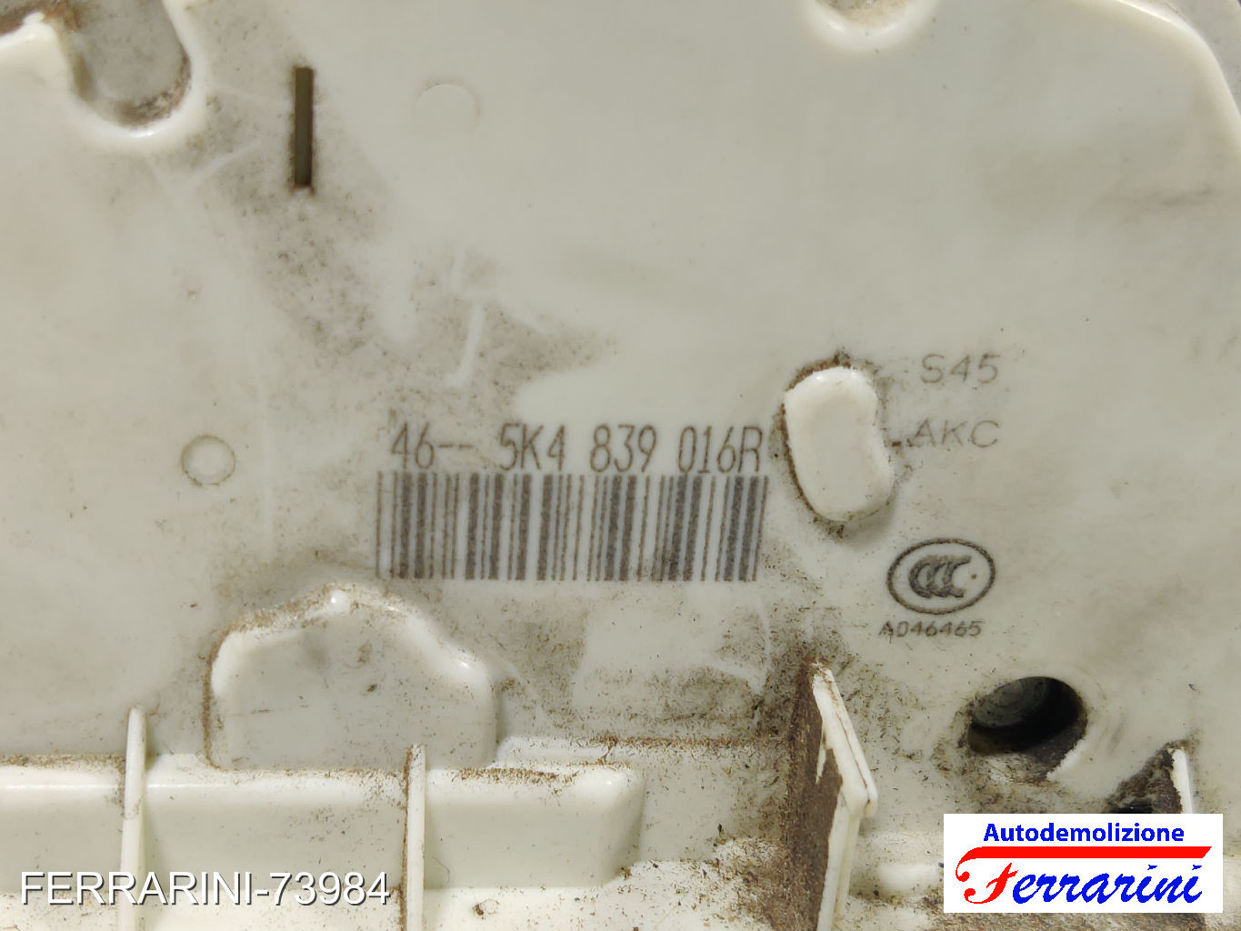 Serratura Porta VW GOLF 7 5G1, BE1, BE2, BQ1 2012-2020 destro, dx, posteriore