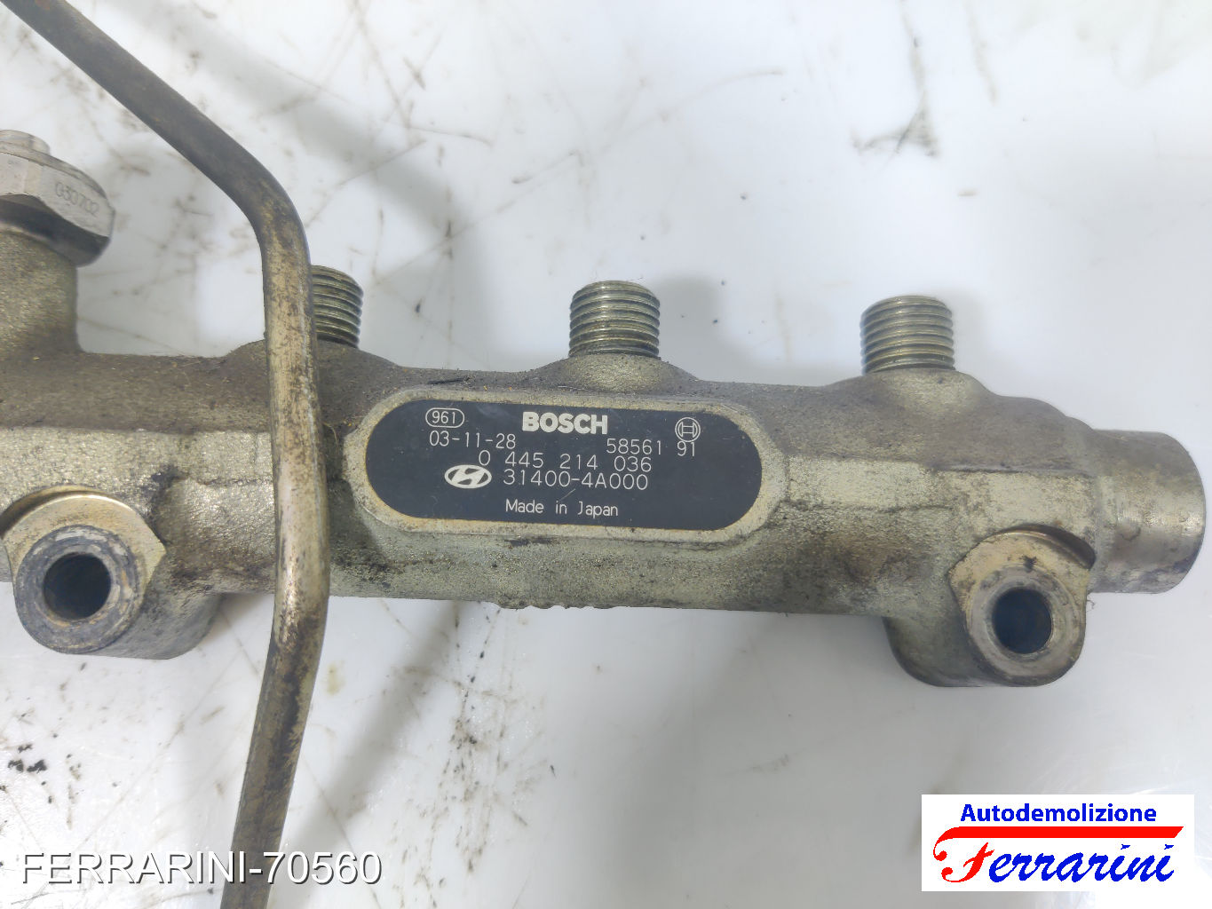 Flauto Iniettori RENAULT SCENIC 1 FA0, JA0/1 1.9 DCI 1999-2003 7700111013 11