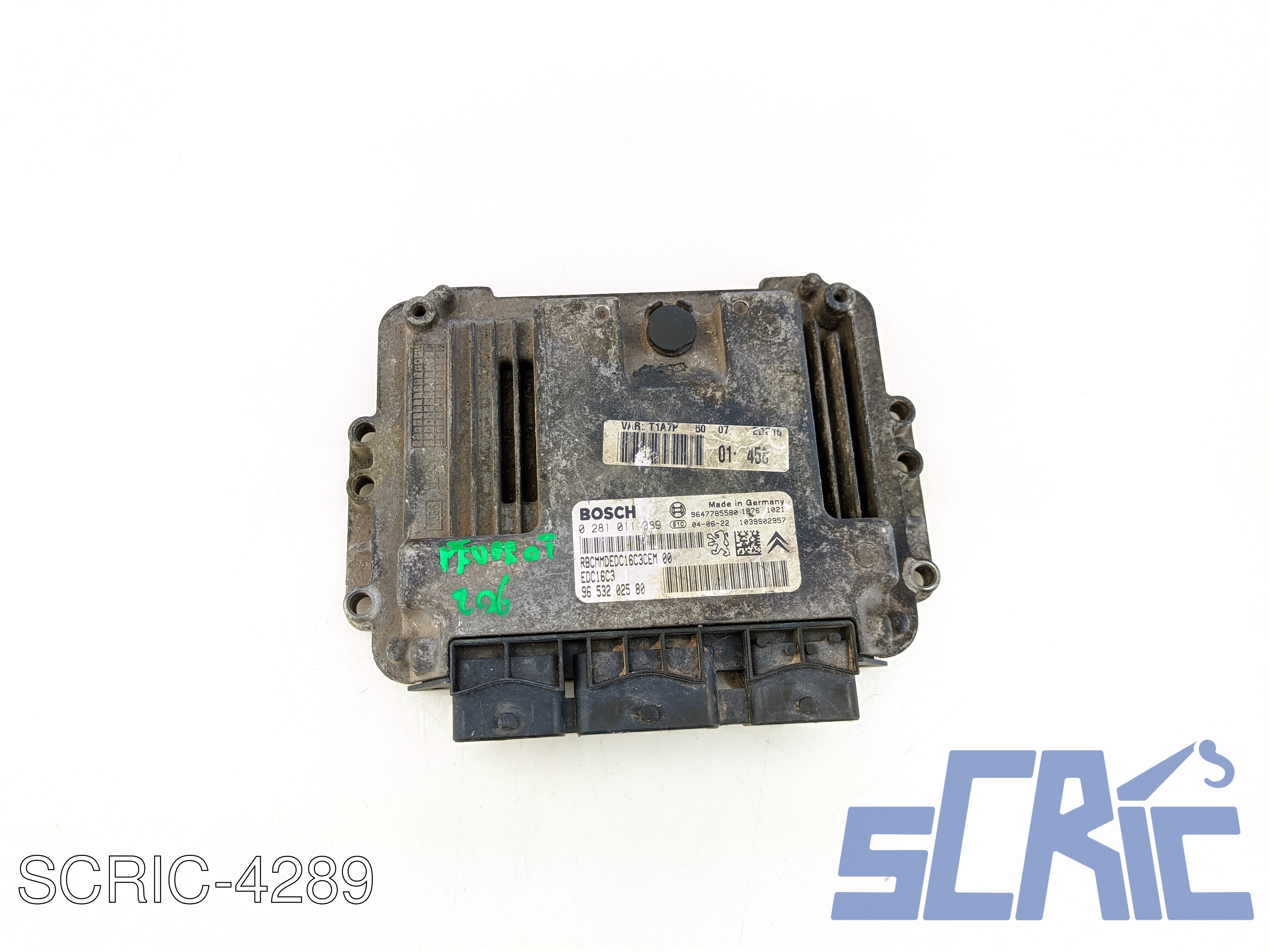 Kit Accensione CITROEN C3 PLURIEL HB 1.4 HDI 2004-2009 EDEDC16C3912R, 0281011089