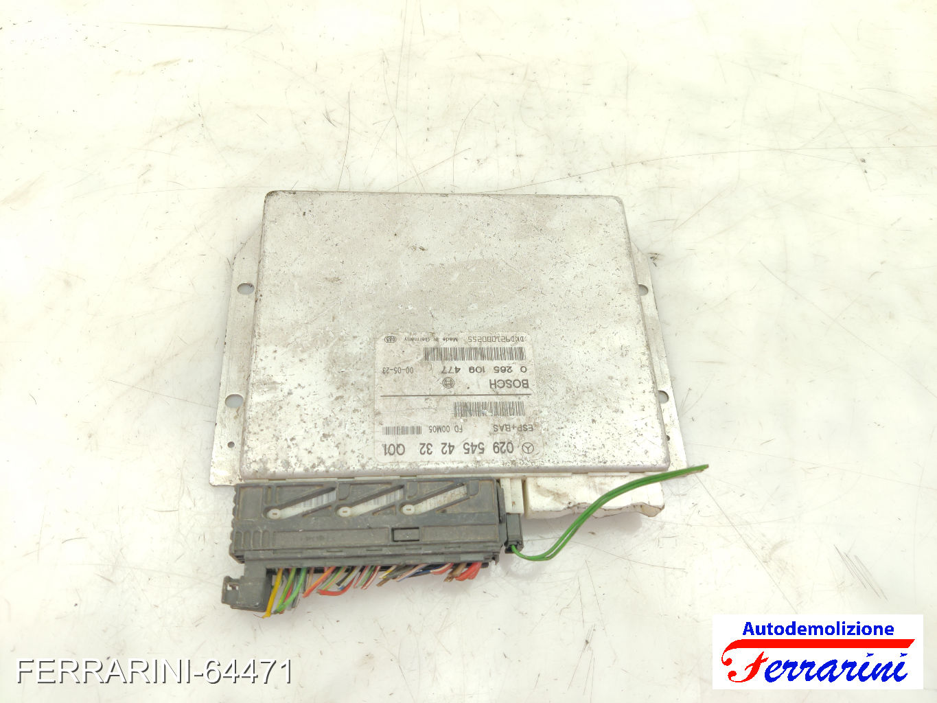 Centralina Esp MERCEDES CLASSE A W168 A 170 CDI 1998-2001 0295454232